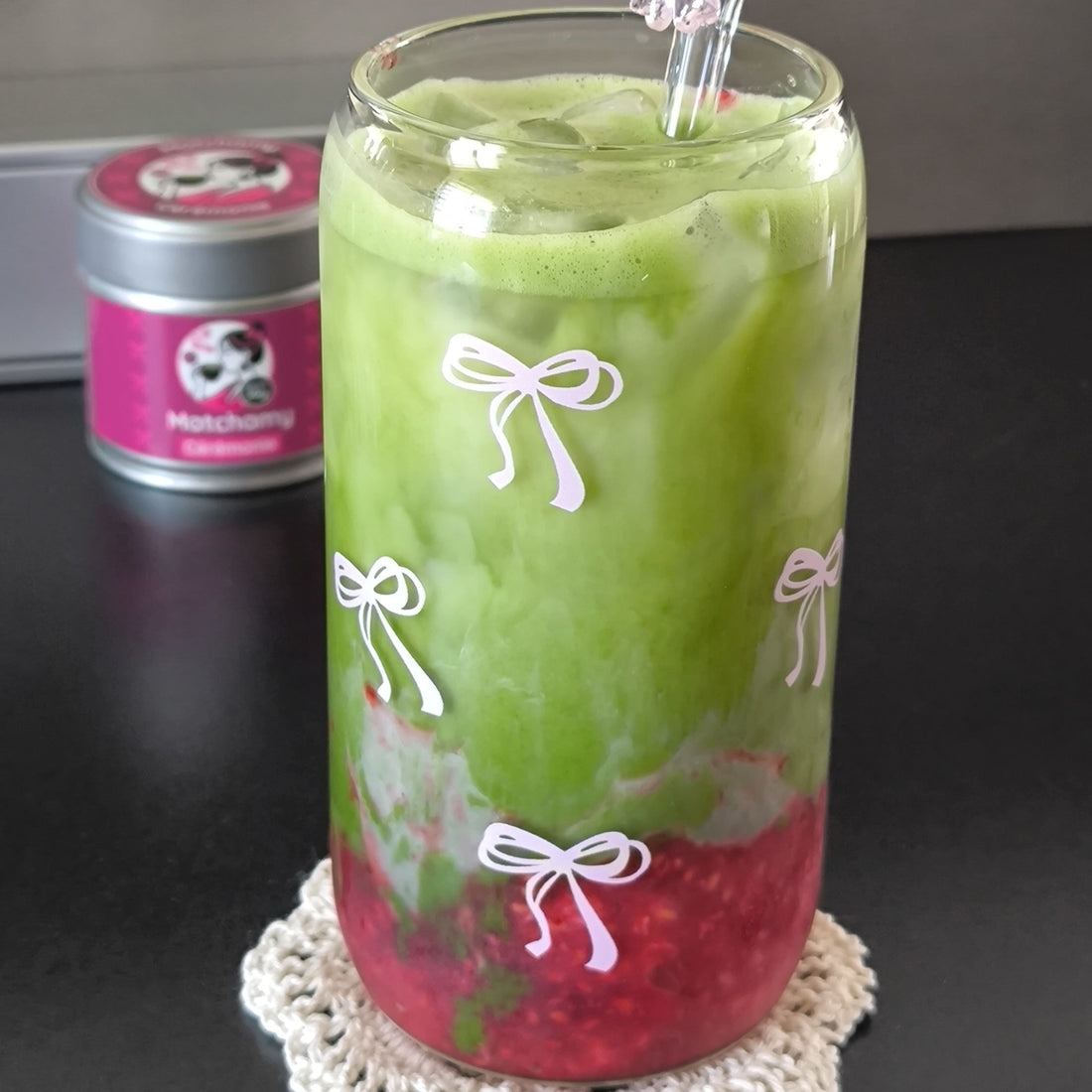 matcha framboise
