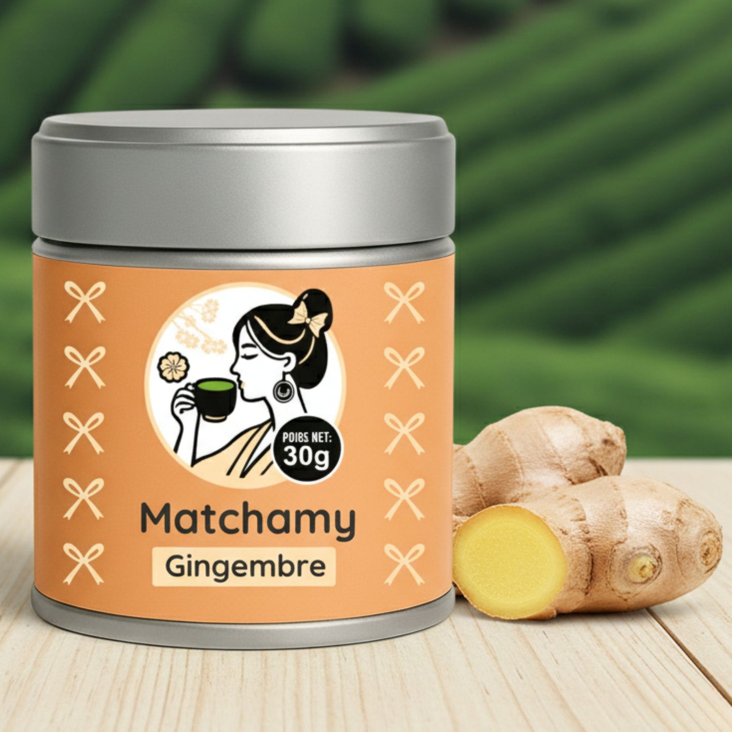 matcha gingembre