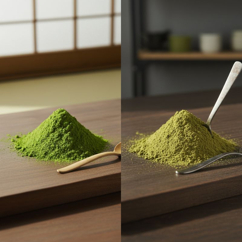 La couleur du vrai Matcha : Pourquoi un vert éclatant est un signe de haute qualité