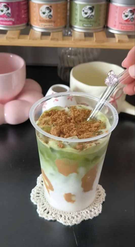 Recette Facile : Matcha Latte Spéculoos Maison