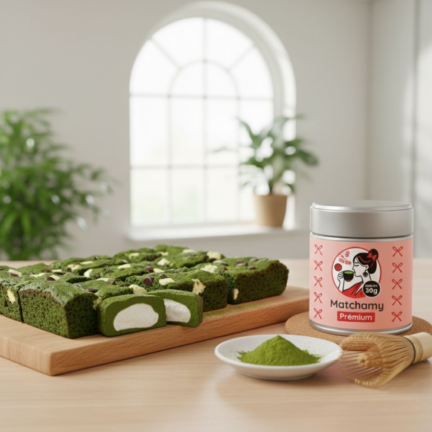 brownie matcha